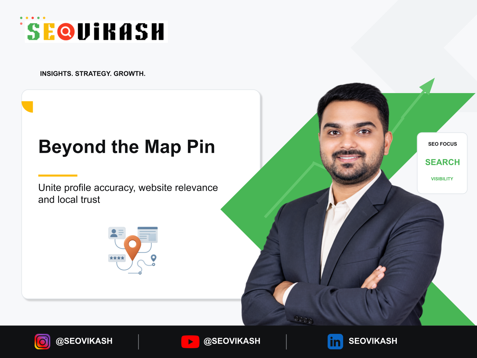 Local SEO connecting a Jaipur business profile with its website and trust signals